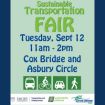 sustainable transportation fair flyer 
